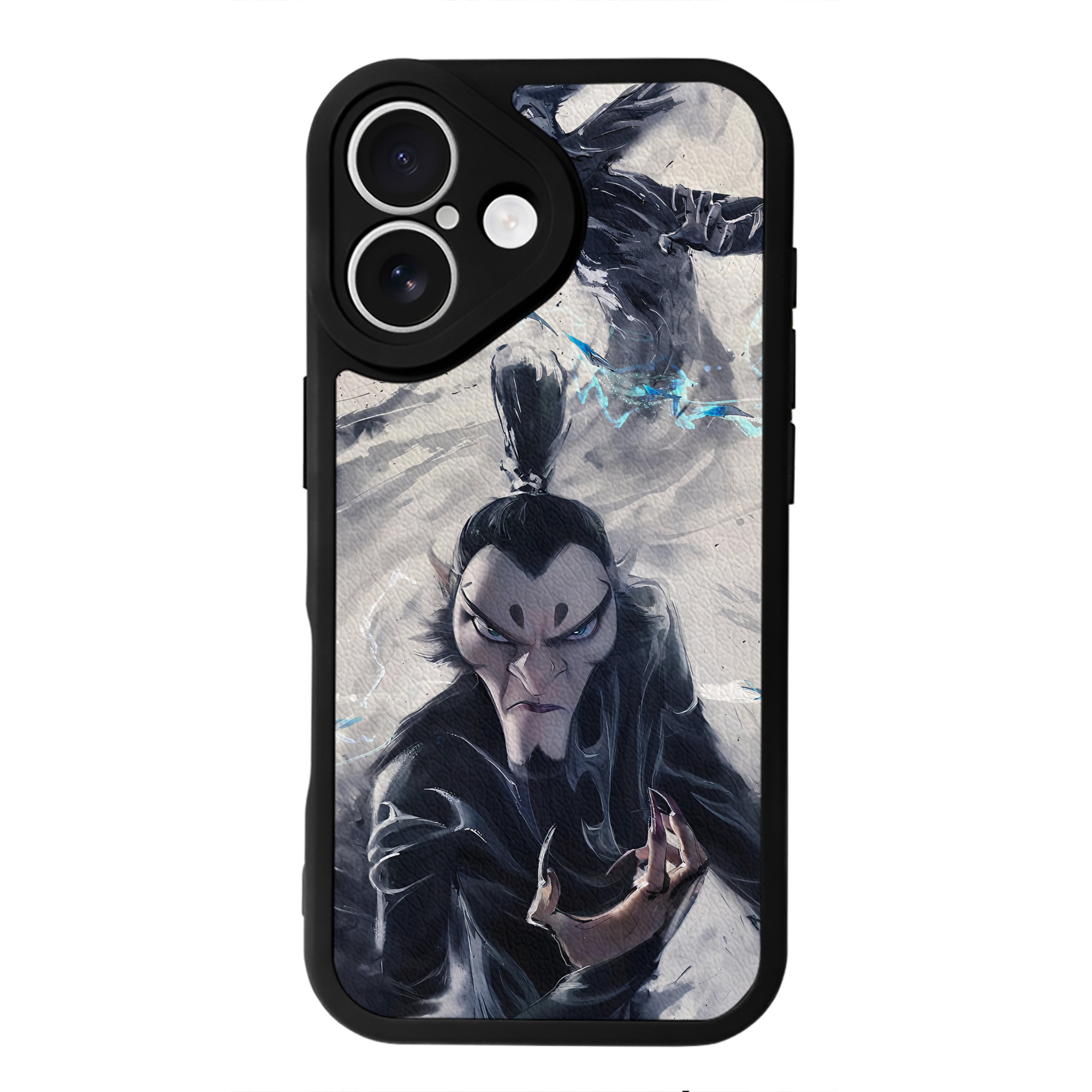（画像用） Ne Zha 2 ナタ 魔童の大暴れ 【iPhone 16シリーズ対応】シリコンスマホケース（レザー調） 材質：シリコン